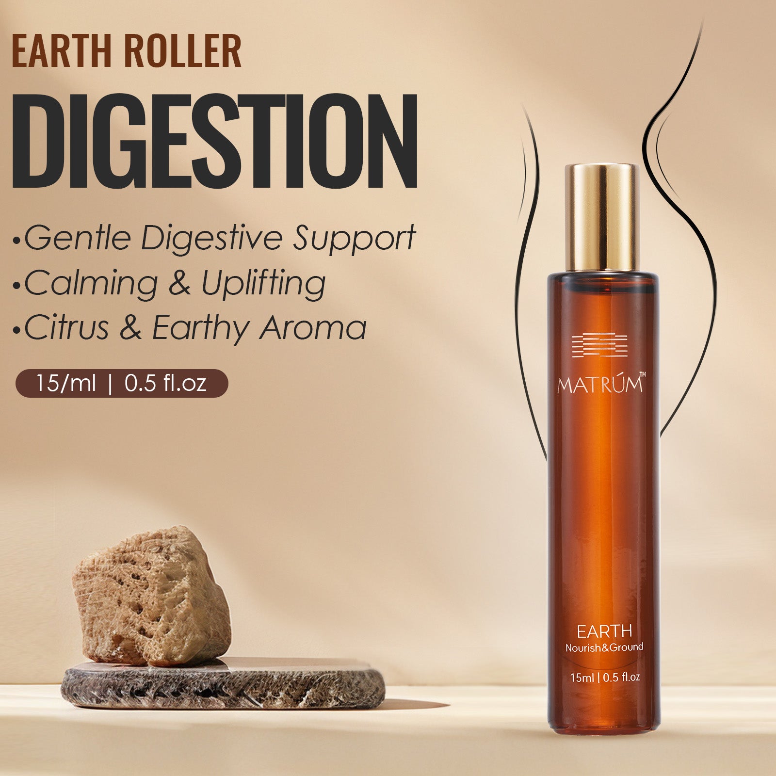 Earth Element - Five Elements Wellness Roller(Single)