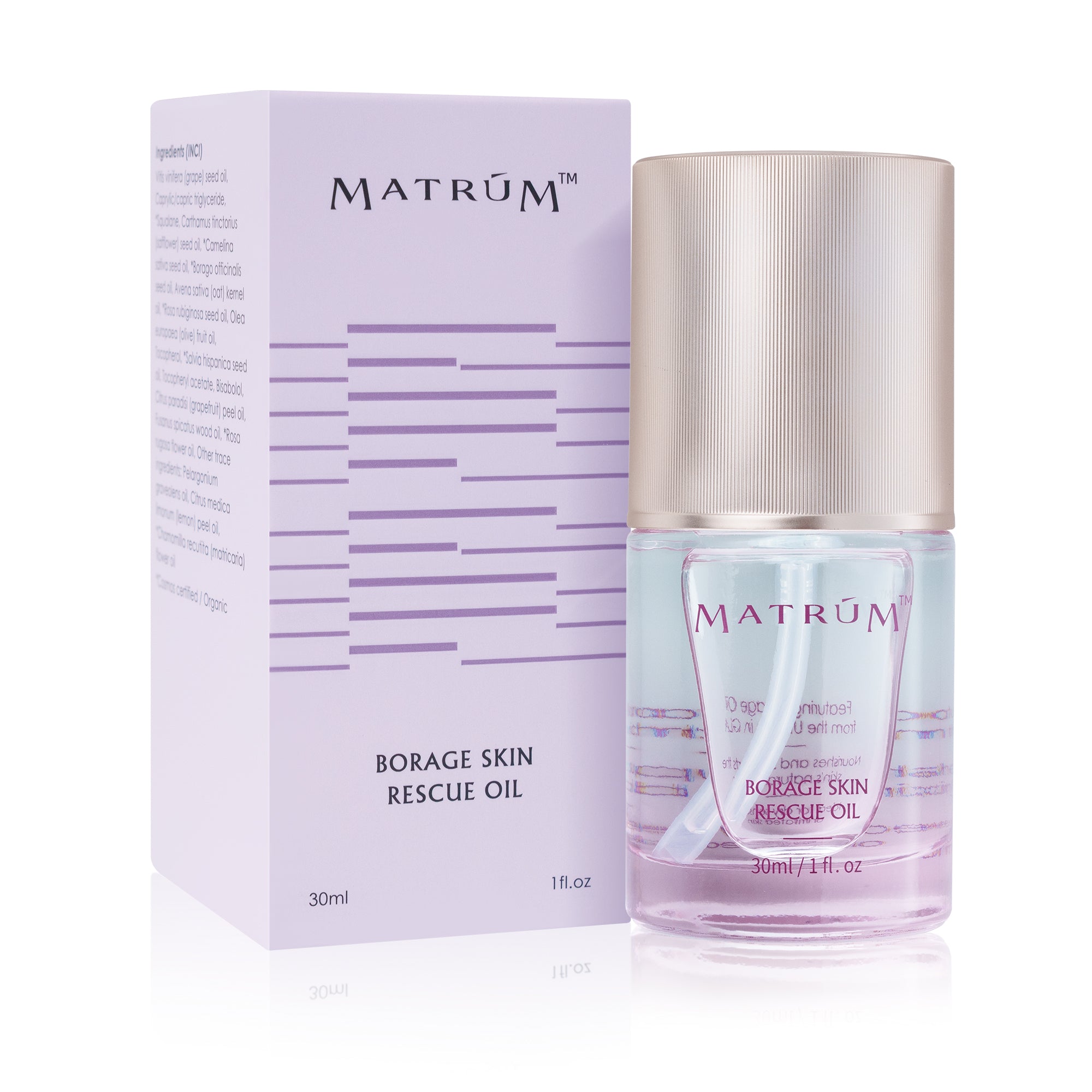 Borage Skin Rescue Oil—— The "Liquid Bandage": Restore Your Barrier & Soothe Redness Instantly.