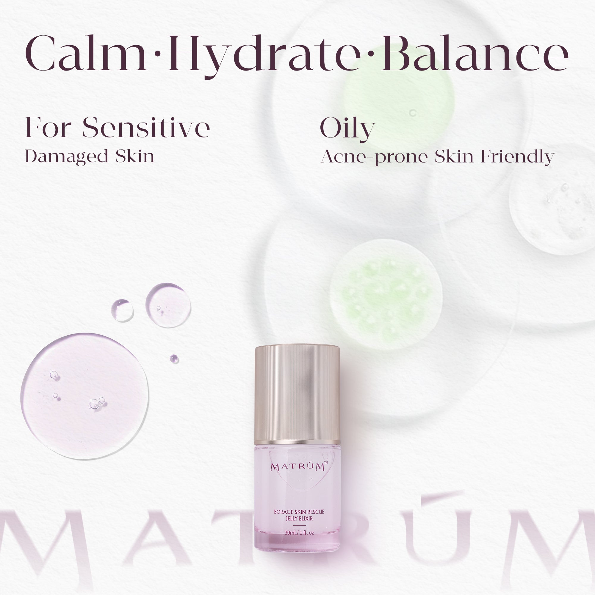 Borage Skin Rescue Jelly Elixir——Borage Skin Rescue Jelly Elixir The "Botanical Iced Tea": Cool Inflammation & Repair Barrier Instantly.