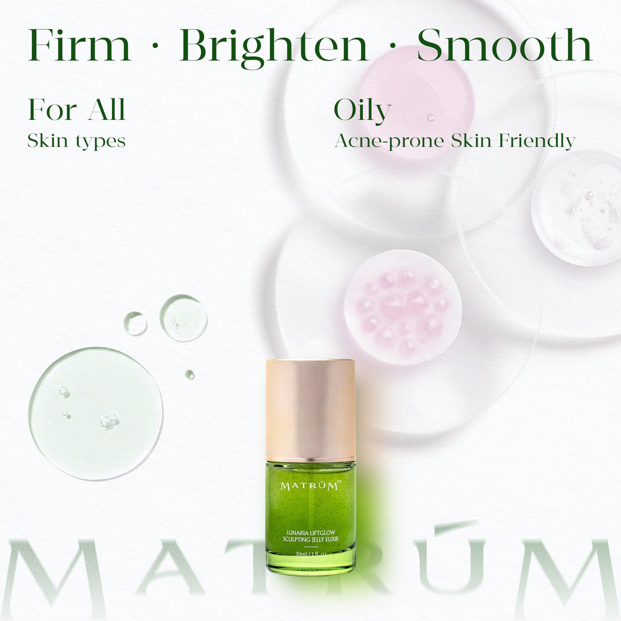 Lunaria LiftGlow Sculpting Jelly Elixir ——The "Morning Dew" Filter: Lift, Brighten & Prime.