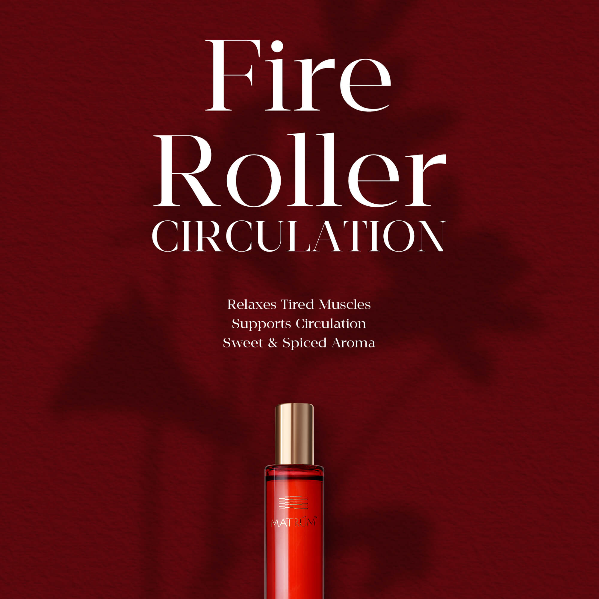 Fire Element - Five Elements Wellness Roller(Single)