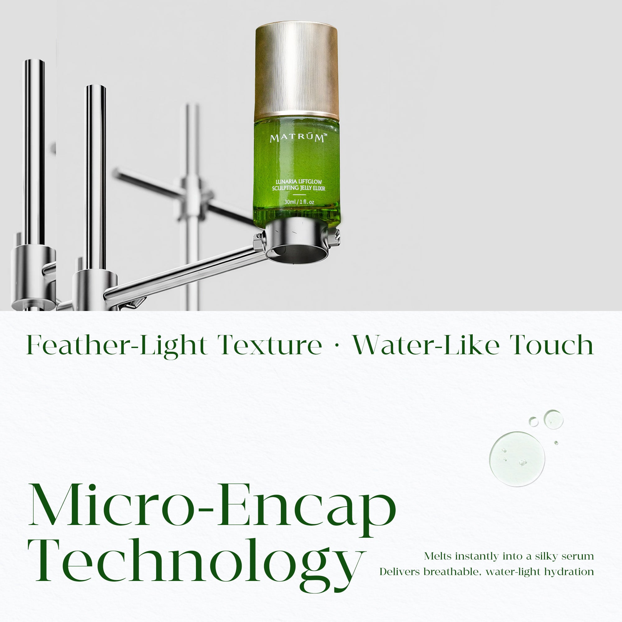 Lunaria LiftGlow Sculpting Jelly Elixir ——The "Morning Dew" Filter: Lift, Brighten & Prime.