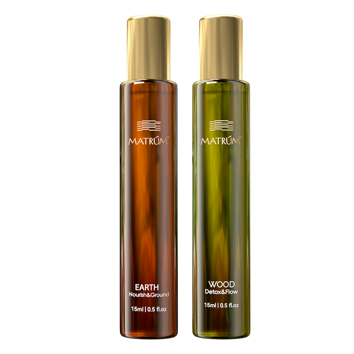 Earth & Wood - Five Elements Wellness Roller(Duo Set)