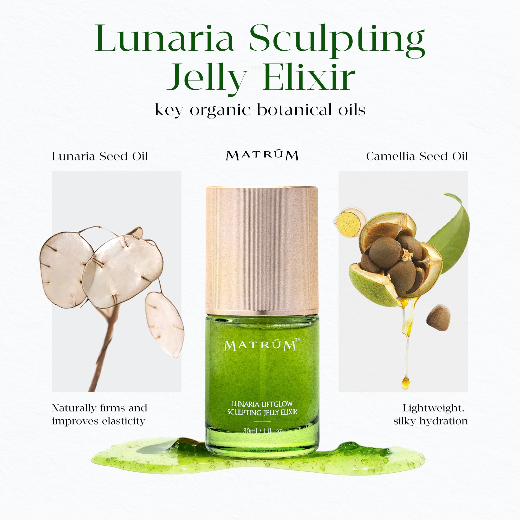 Lunaria LiftGlow Sculpting Jelly Elixir ——The "Morning Dew" Filter: Lift, Brighten & Prime.