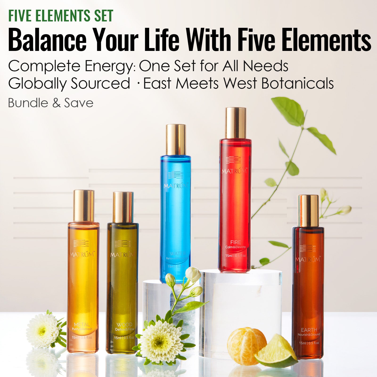 Five Elements Wellness Roller Kit(Full Set)