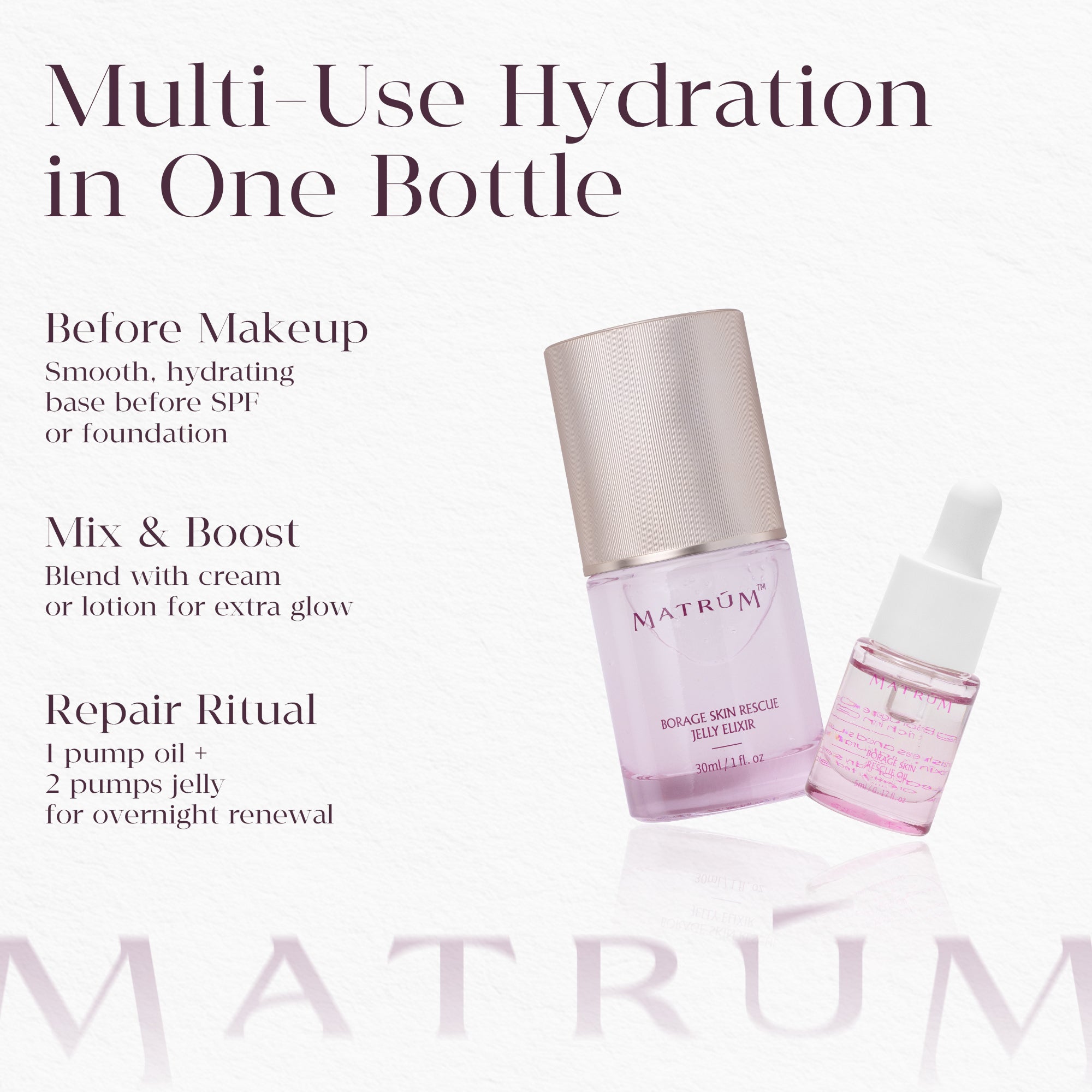 Borage Skin Rescue Jelly Elixir——Borage Skin Rescue Jelly Elixir The "Botanical Iced Tea": Cool Inflammation & Repair Barrier Instantly.