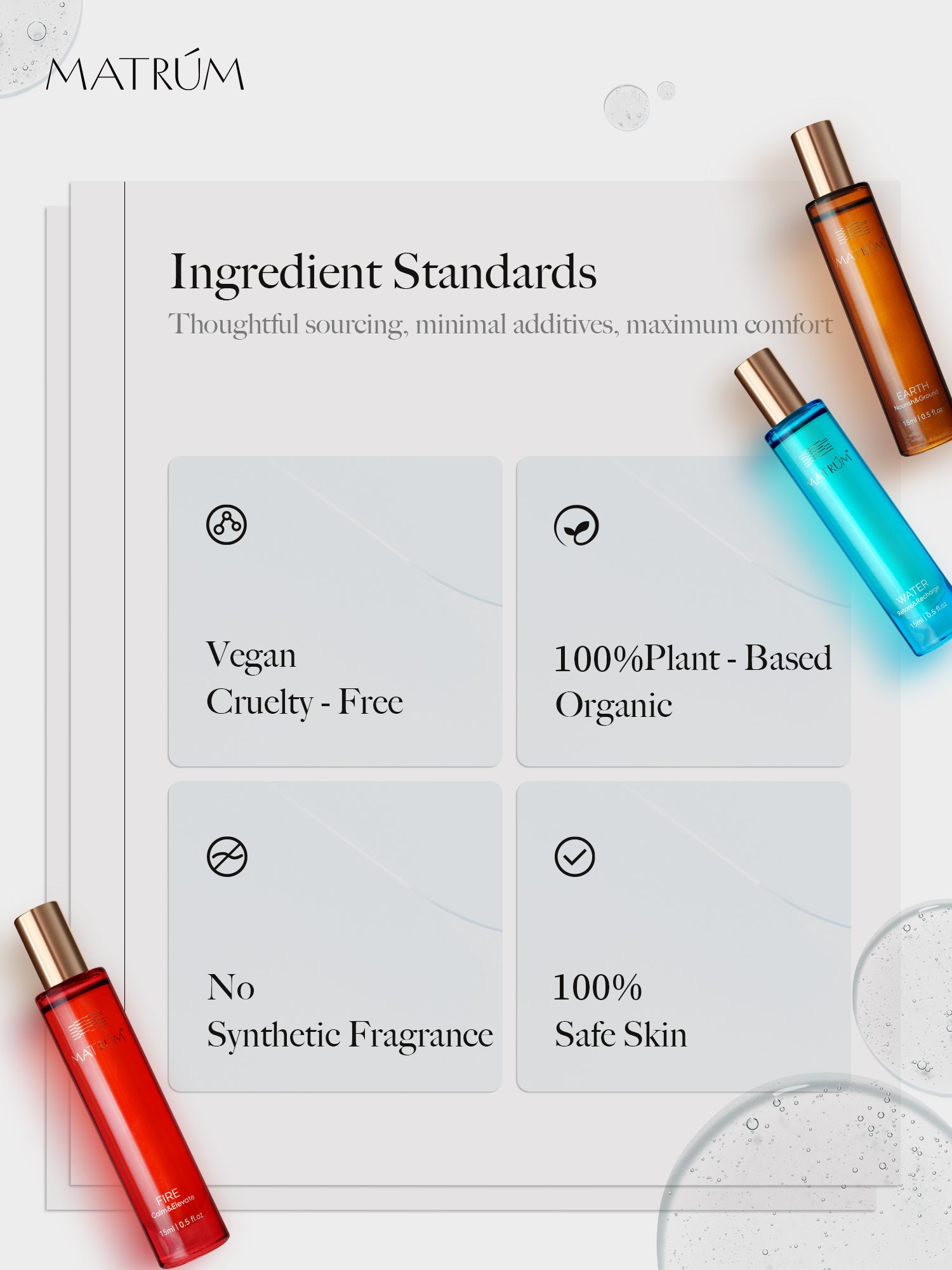 Water & Earth Element - Five Elements Wellness Roller(Duo Set)