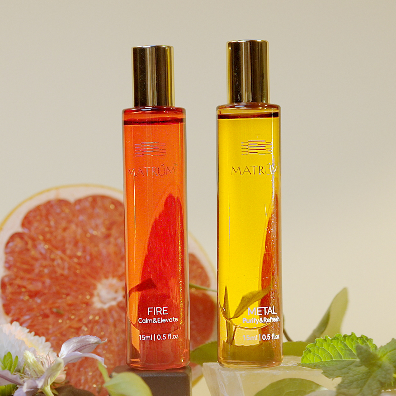 Fire & Metal - Five Elements Wellness Roller(Duo Set)