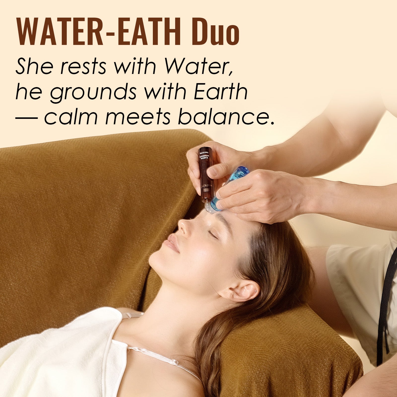Water & Earth Element - Five Elements Wellness Roller(Duo Set)