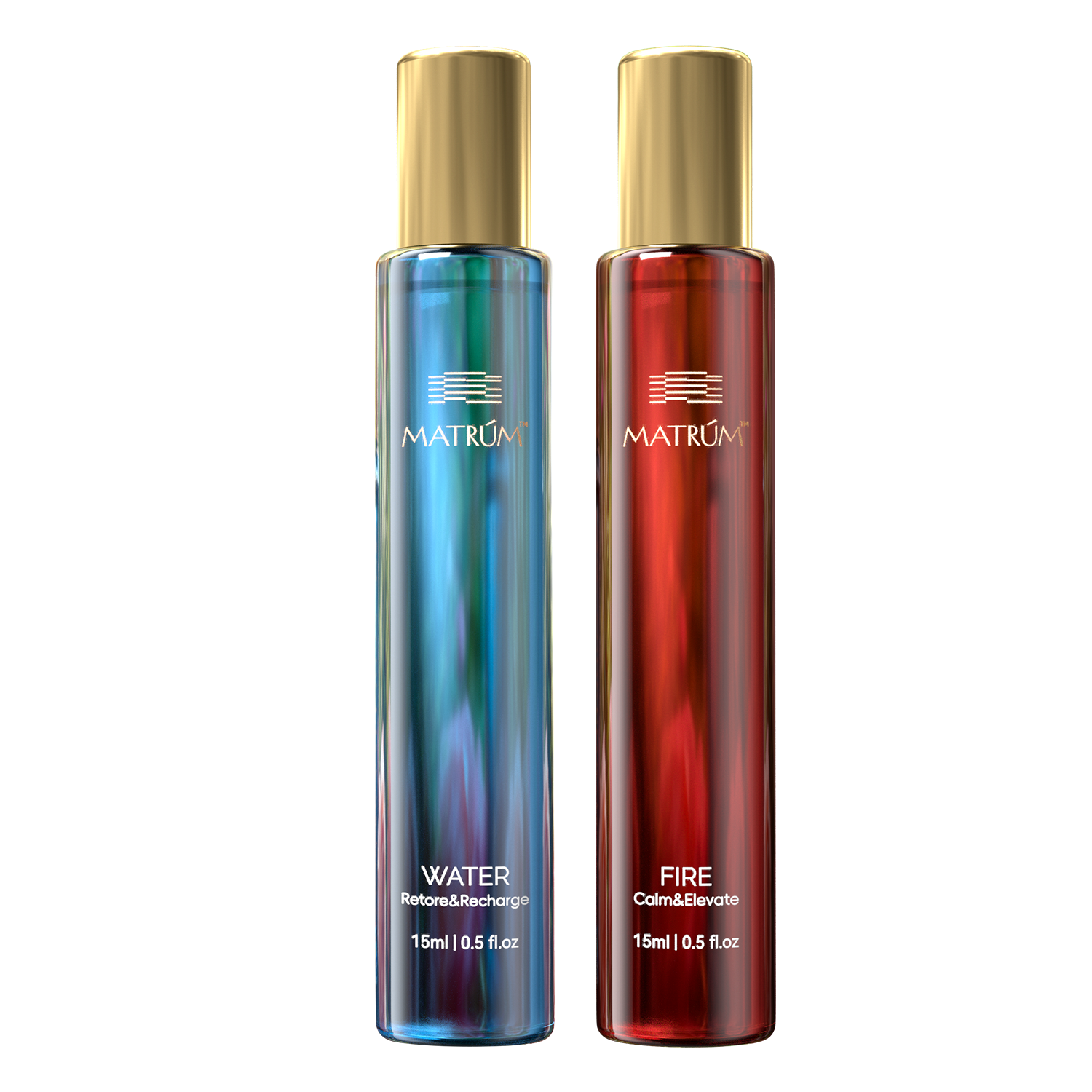 Water & Fire - Five Elements Wellness Roller(Duo Set)