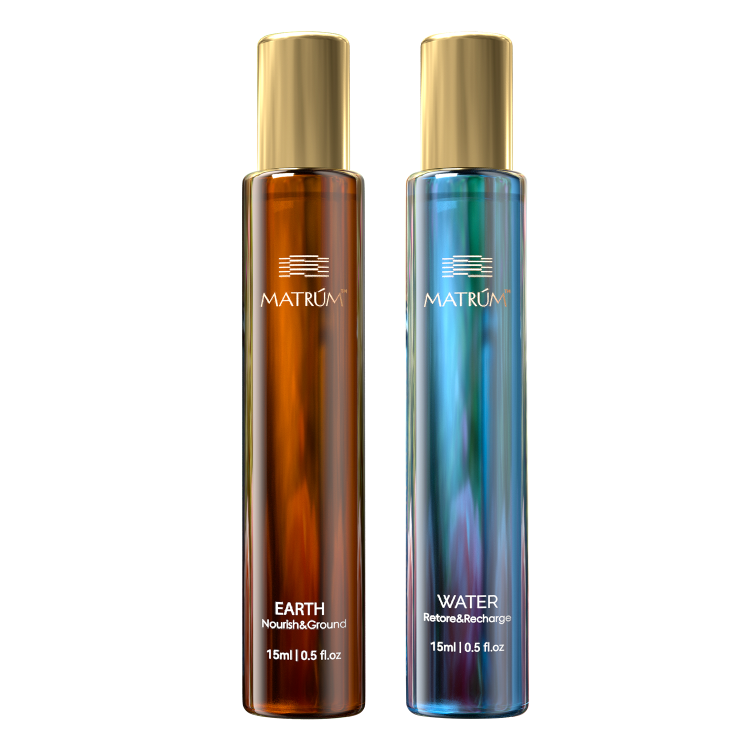 Water & Earth Element - Five Elements Wellness Roller(Duo Set)