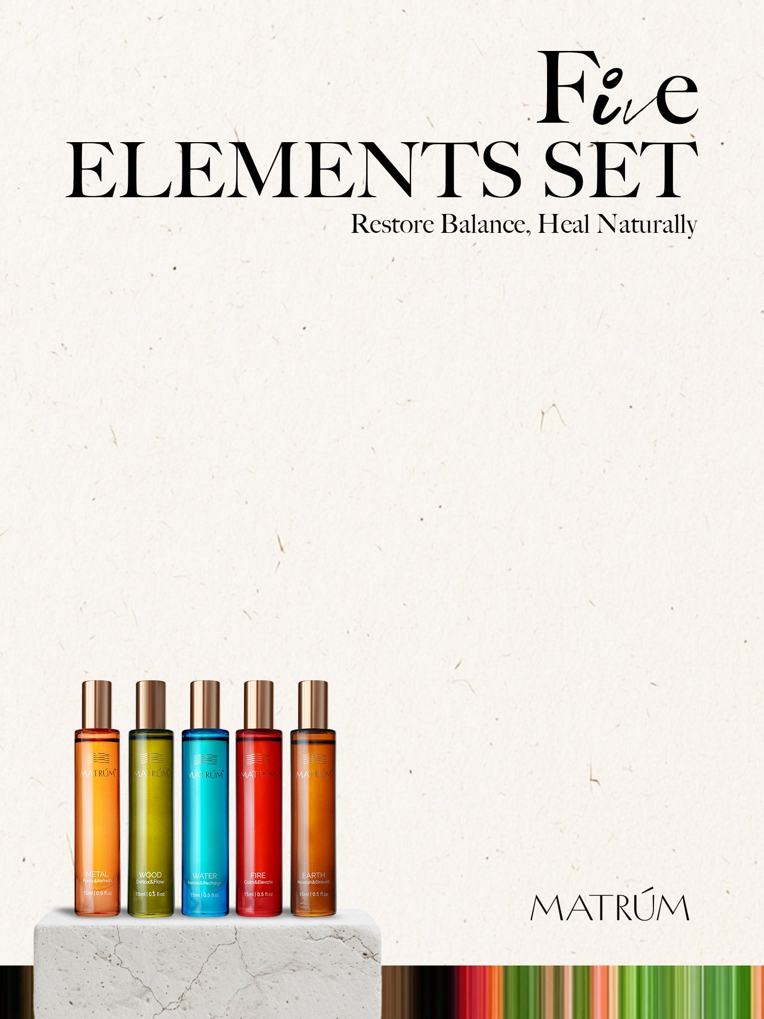 Five Elements Wellness Roller Kit(Full Set)