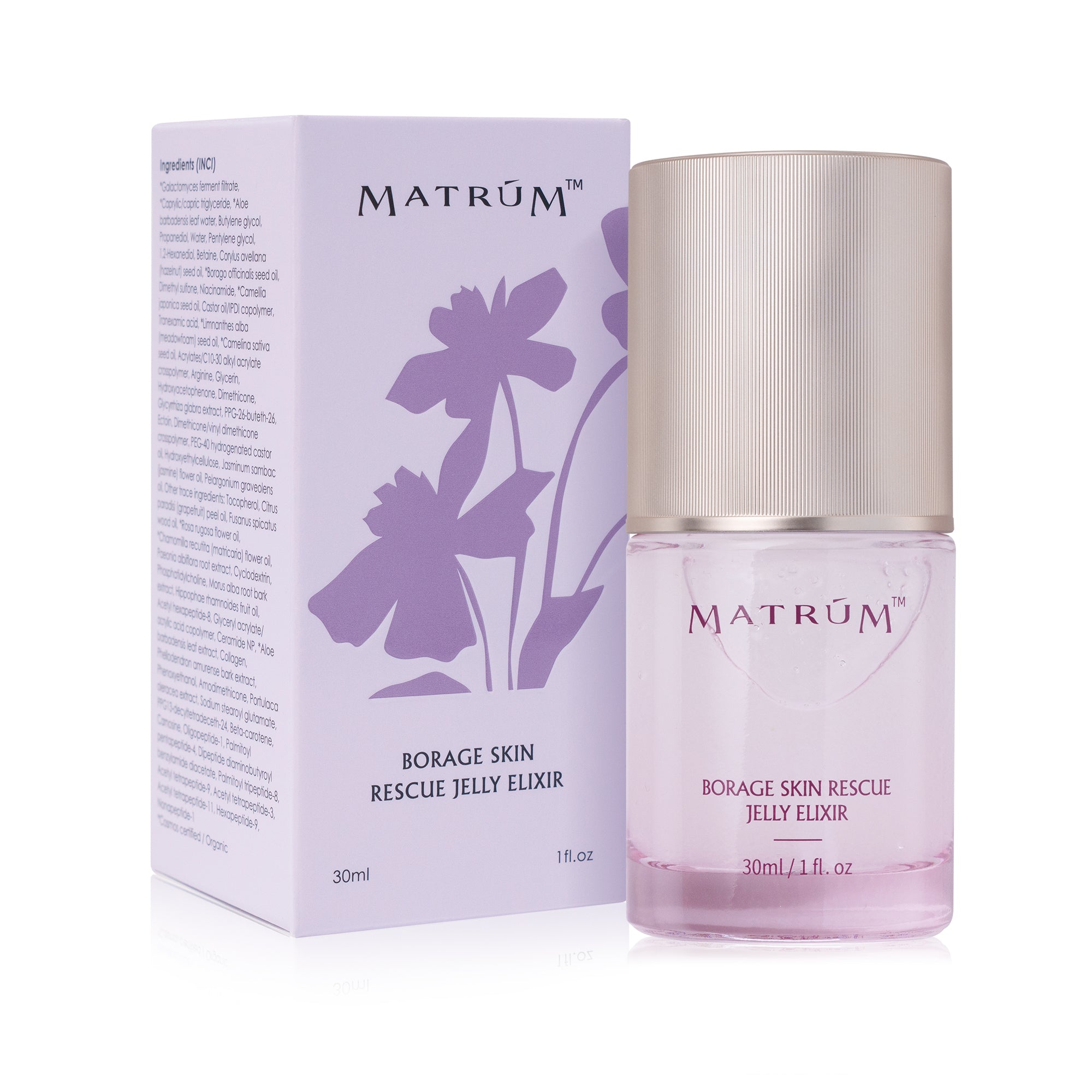 Borage Skin Rescue Jelly Elixir——Borage Skin Rescue Jelly Elixir The "Botanical Iced Tea": Cool Inflammation & Repair Barrier Instantly.