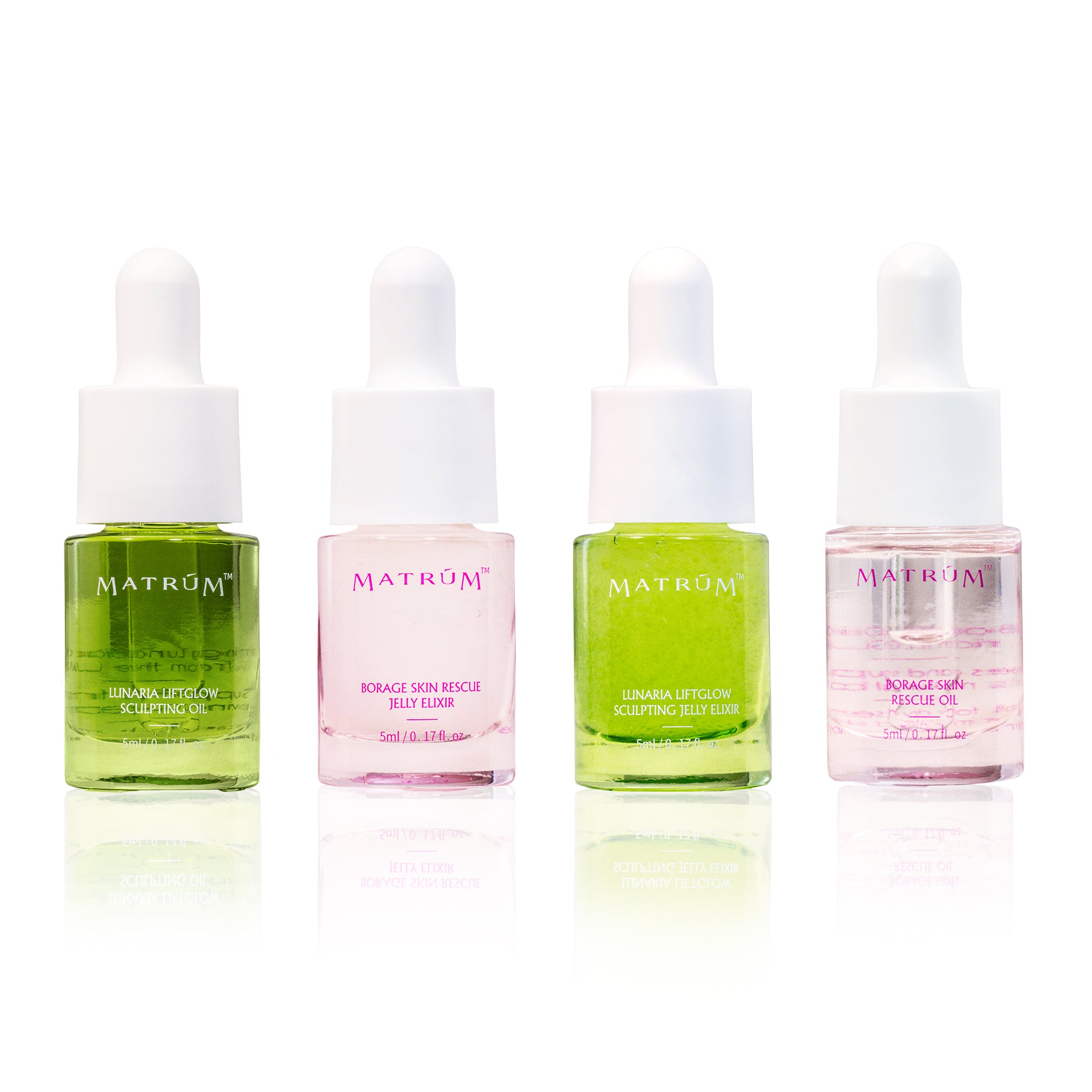 MATRÚM Mini Face Oil Discovery Set（4 × 5ml）