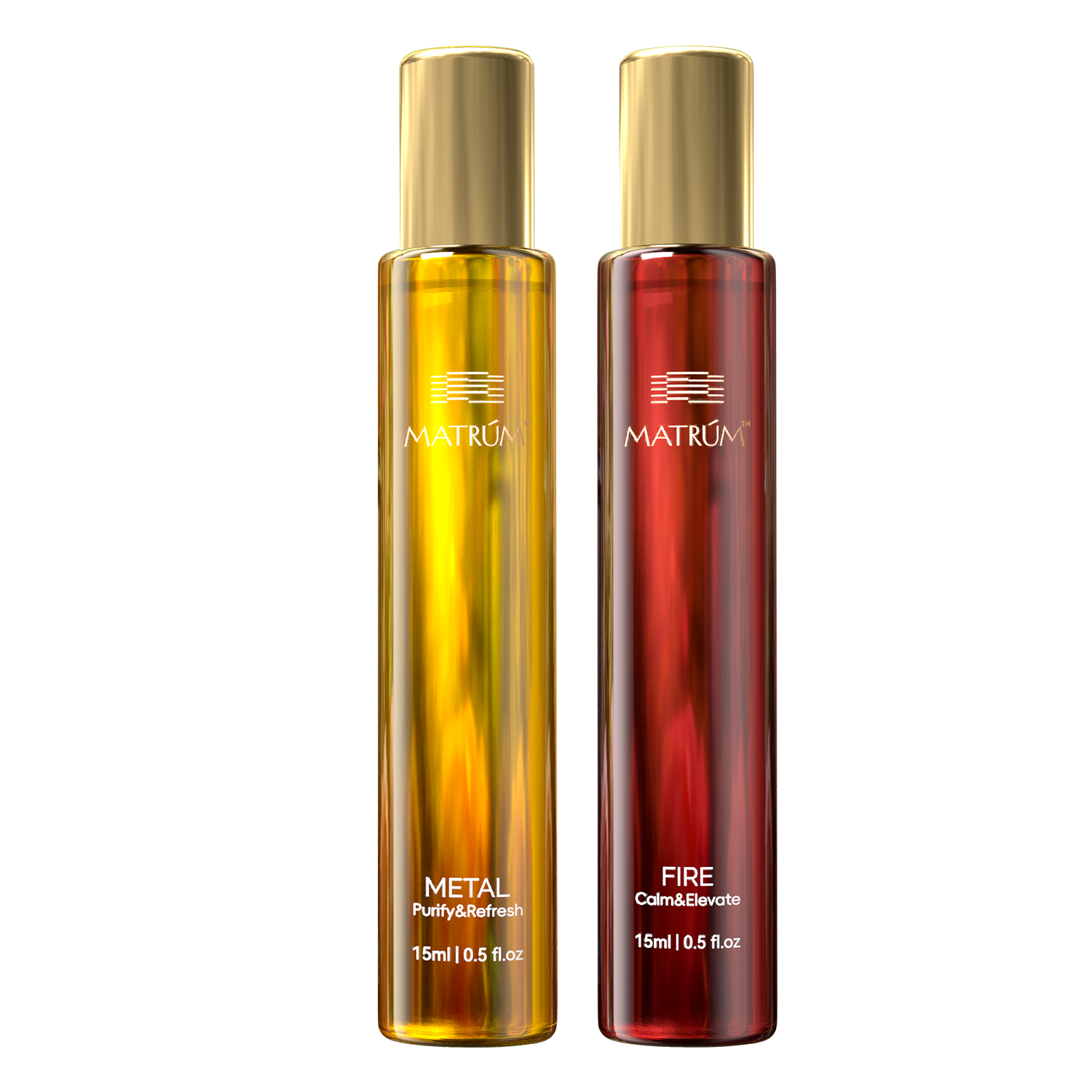 Fire & Metal - Five Elements Wellness Roller(Duo Set)