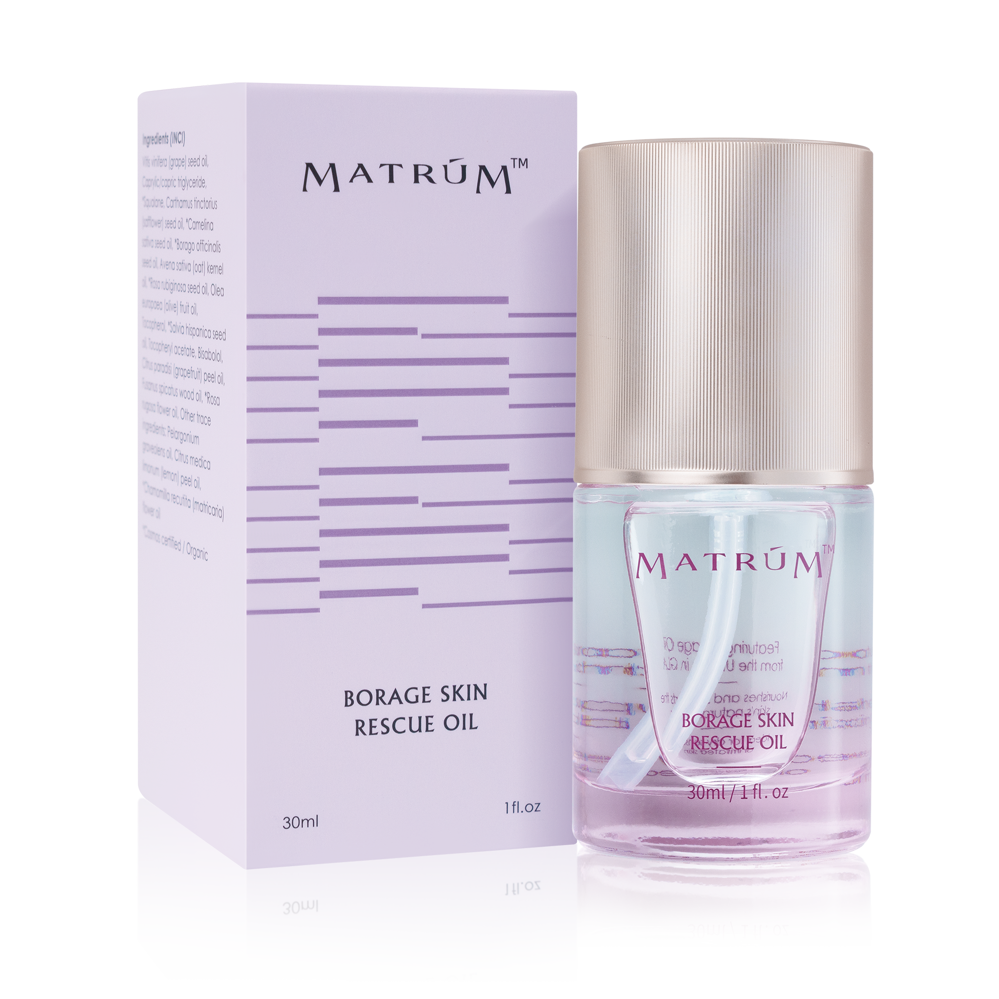 Borage Skin Rescue Oil—— The "Liquid Bandage": Restore Your Barrier & Soothe Redness Instantly.